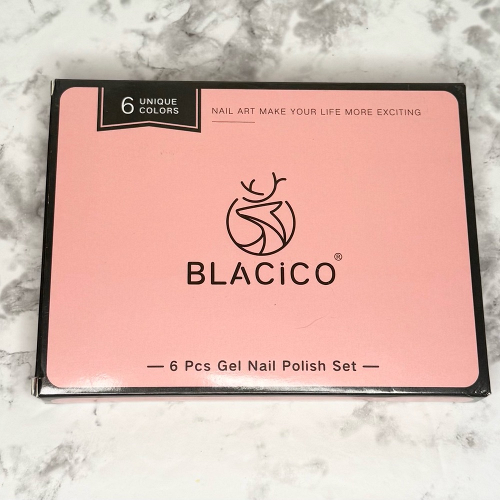Blacico 6 Pcs Gel Nail Polish Set new!